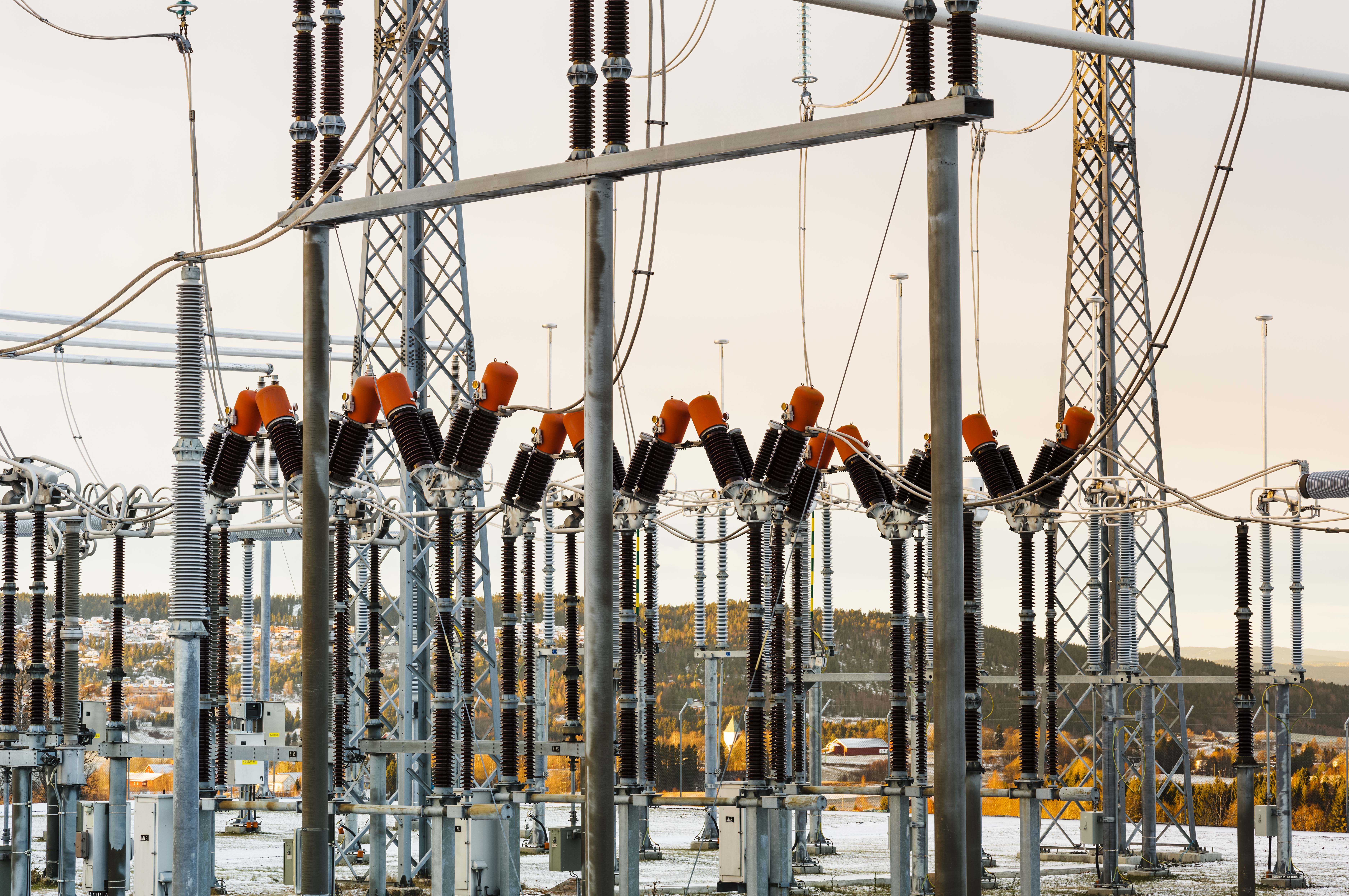 Bilde av elektriske komponenter